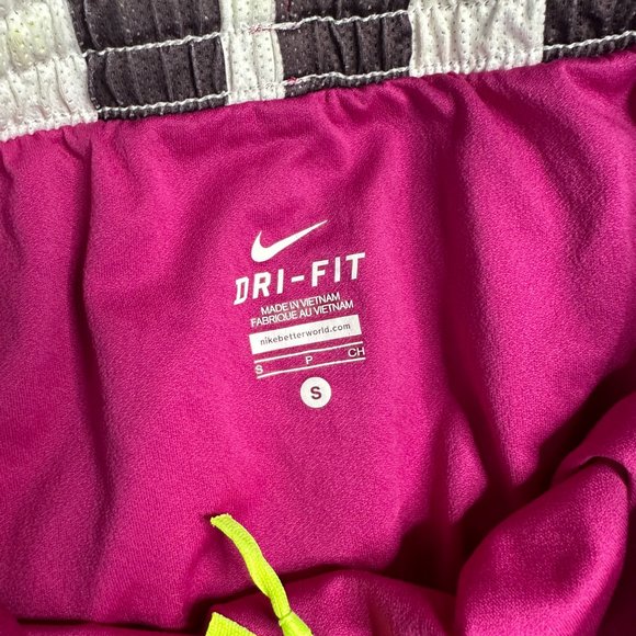 Nike Dri-Fit Lined Running Shorts Fuchsia Pink Women's Small - Picture 3 of 4
